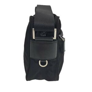 Prada Nero Strap Shoulder Bag Zipper Black Nylon